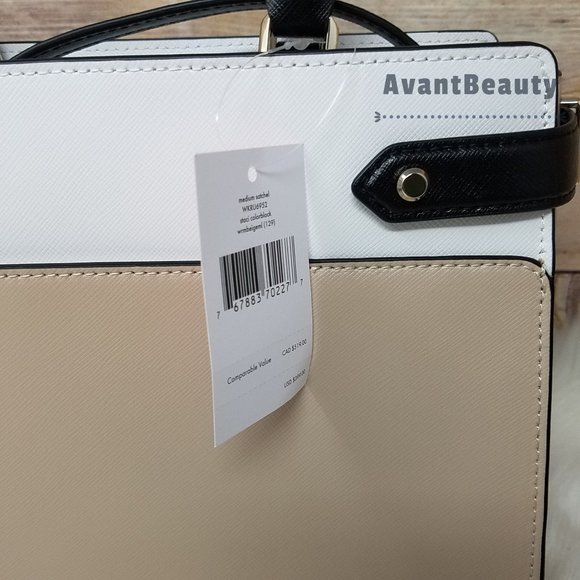 Kate Spade Staci Medium Satchel Warm Beige NWT - Picture 8 of 12